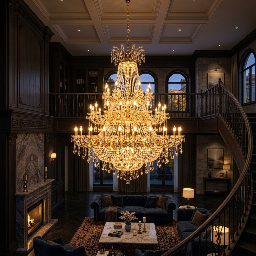 Grand Crystal Chandeliers